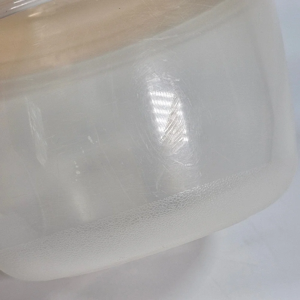 Vtg Rubbermaid Servin Saver 4 Cup Round Food Storage Container Almond 0028 0027